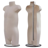 Display Guru Kids/Children’s Light Skin Hanging Body form Mannequin With Adjustable Stand for Shop Bust Display
